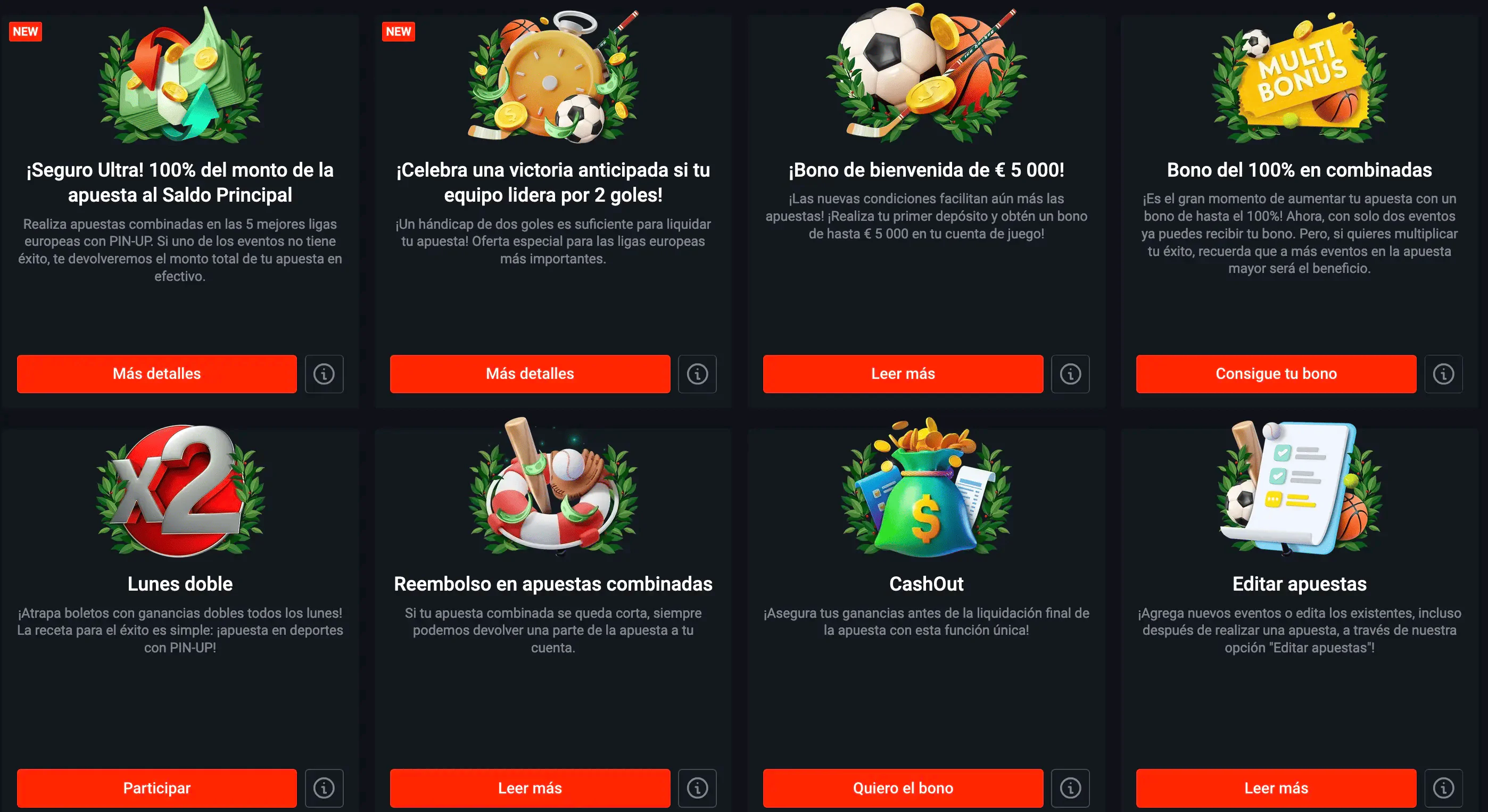 pinup-bonos Bonos de casino Pin Up