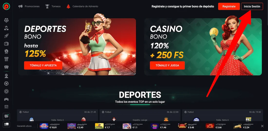 pin up casino login