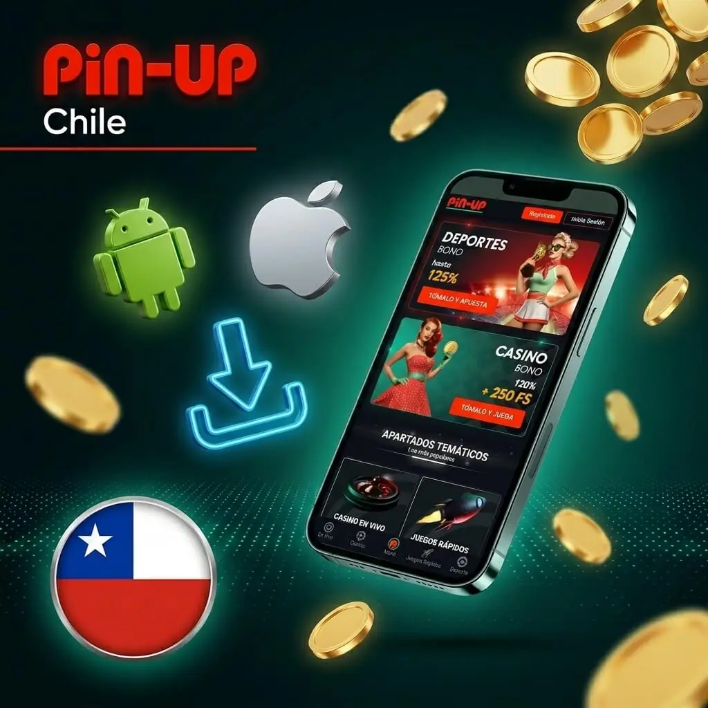 Aplicación móvil de Pin Up