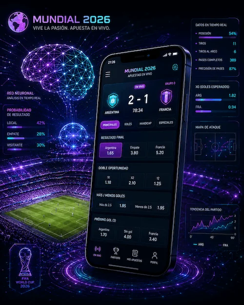 Predicciones de fútbol con IA para el Mundial 2026